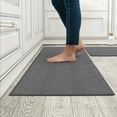 thumbnail image 1 of VUNATE Kitchen Mat Washable Kitchen Rugs and Mats Non Skid Absorbent Runner Rugs for Kitchen Front of Sink Kitchen Floor Mats 16"x24"+16"x47" Dark Gray Kitchen Mats or Rugs, 1 of 6