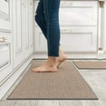 thumbnail image 1 of VUNATE Kitchen Mat Washable Kitchen Rugs and Mats Non Skid Absorbent Runner Rugs for Kitchen Front of Sink Kitchen Floor Mats 17"x30"+17"x59" Gray Kitchen Mats or Rugs, 1 of 6