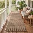 thumbnail image 1 of VUNATE Outdoor Rugs Carpet 2'x6' Jute Rug Bohemian Tribal Washable Patio Rug Distressed Modern Braided Area Rugs Colorful Indoor Outdoor Rugs for Living Room Entryway Laundry Balcony, 1 of 8