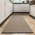 thumbnail image 1 of VUNATE Kitchen Runner Rugs 20" x 95" Non Skid Washable Hallway Runner Rugs Absorbent Kitchen Rugs and Mats for Floor Front of Sink Bathroom Beige, 1 of 7