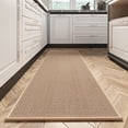 thumbnail image 1 of VUNATE Kitchen Runner Rugs 20" x 95" Non Skid Washable Hallway Runner Rugs Absorbent Kitchen Rugs and Mats for Front of Sink Kitchen Floor Mats Beige, 1 of 7