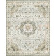 Green Rug Retro VUNATE 10'x14' Area Rug Washable Rugs Vintage Medallion Soft Carpet for ...
