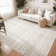 thumbnail image 1 of VUNATE Rugs for Living Room 9x12 Washable Area Rug Soft Non-Slip Bedroom Dining Room Floor Accent Rug Boho Carpet Indoor Large Rug Brown, 1 of 6
