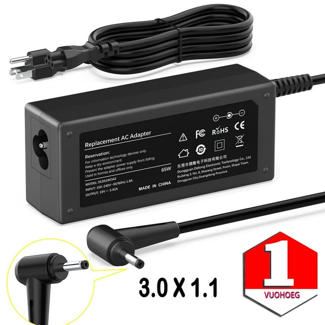 VUOHOEG 65W 19V 3.42A Replacement Laptop Charger for Acer Chromebook