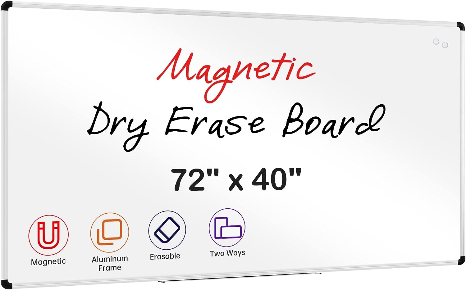 VUSIGN Whiteboard Dry Erase Board, 72 X 40 Inches, Wall