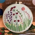 VUYUEN Flower Embroidery Kit for Beginners Adults Cross Stitch Kits for