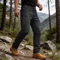 thumbnail image 1 of VV AVEORS Cargo Tactical Pants For Men Relaxed Fit Quick Dry Water Resistant Multi Work Hiking Pants With Pockets Ripstop Construction Pant Black S, 1 of 8