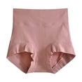 thumbnail image 1 of VV AVEORS Cotton Underwear For Women Compression Stretch Briefs High Waisted Full Coverage Tummy Control Panties Pink XL, 1 of 2