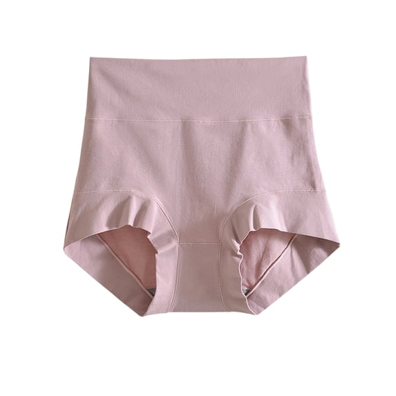 VV AVEORS Cotton Underwear For Women Compression Stretch Briefs High Waisted Full Coverage Tummy Control Panties Watermelon Red XL