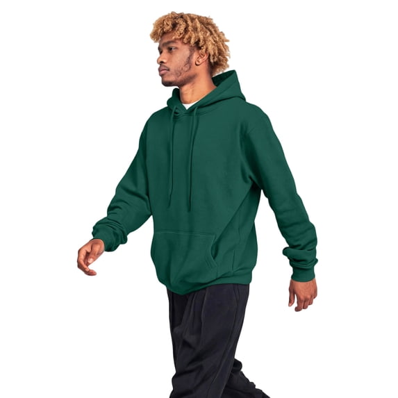VV AVEORS Men'S Hoodies Oversized Pullover Soft Hoodie Casual Long Sleeve Drawstring Hooded Sweatshirts With Kanga Pocket Dark Green XL