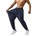 thumbnail image 1 of VV AVEORS Mens Sweatpants Tapered Joggers With Zipper Pocket Casual Athletic Workout Lightweight Track Pants For Running Gym Blue S, 1 of 8