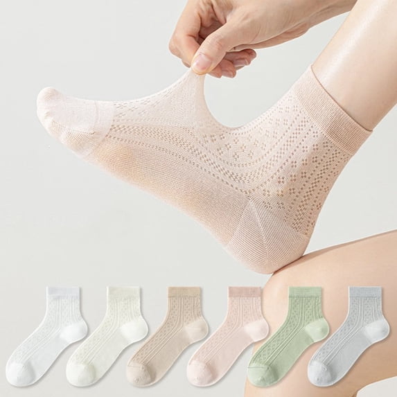 VV AVEORS No Show Low Cut Socks For Women Men Ankle Athletic Short Cotton Thin Classic Casual Breathable Everyday Basics Socks Beige One Size