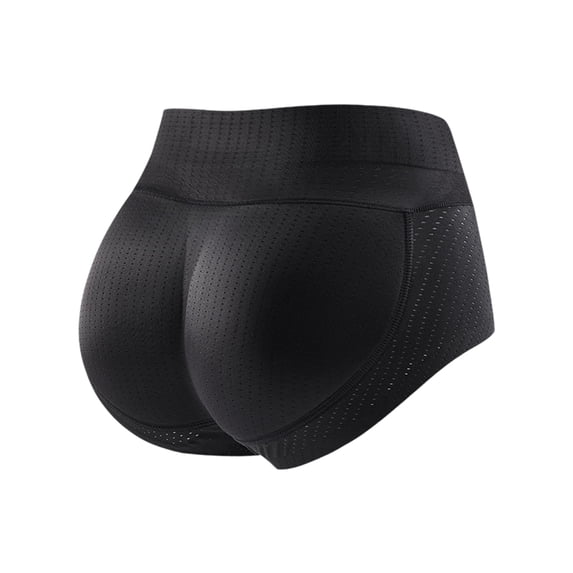 VV AVEORS Womens Butt Lifting Panties Seamless Soft Padded Underwear Booty Pads Enhancer Shapewear Butt Lifting Panty Short 2026 Black L