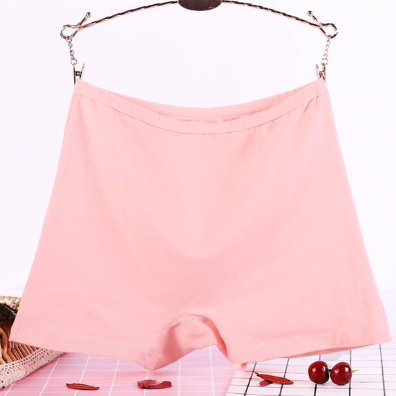 VV AVEORS Womens Cotton Boy Shorts Underwear Full Coverage Soft No-Roll Boxer Briefs High Waisted Panties For Lady Girls Pink 6XL