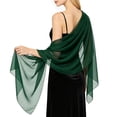 thumbnail image 1 of VV AVEORS Womens Shawl and Wrap for Evening Dresses Wedding Sheer Scarfs | Chiffon Silky Bridal Scarve, Formal Shoulder Cover Up J One Size, 1 of 2