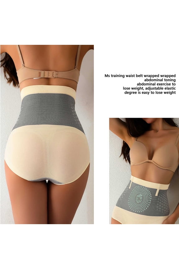 Womens Underwear High Waist Shapewear Panty Tummy Control Butt Lifting High Stretch Comfort Body Shaper Bottoms For Daily Wear Complexion L