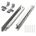 thumbnail image 1 of VVENACE 6 Pairs 12 inch Undermount Drawer Slides Soft Close Full Extension Drawer Rails with 3D Locking Devices and Steel Rear Brackets(Silver), 1 of 7
