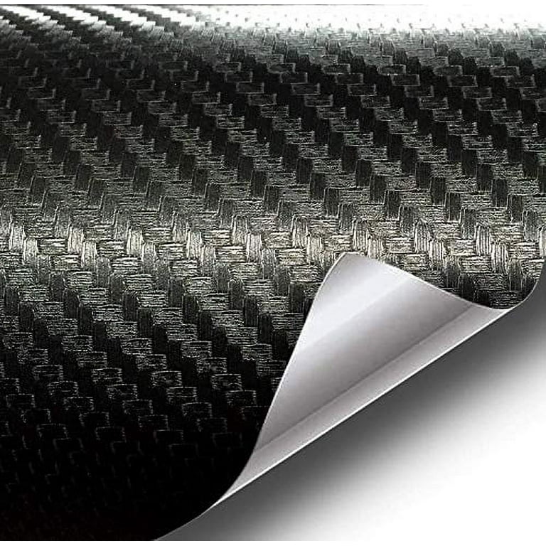VVIVID® XPO Black Carbon Fiber Car Wrap Vinyl Roll Featuring Air