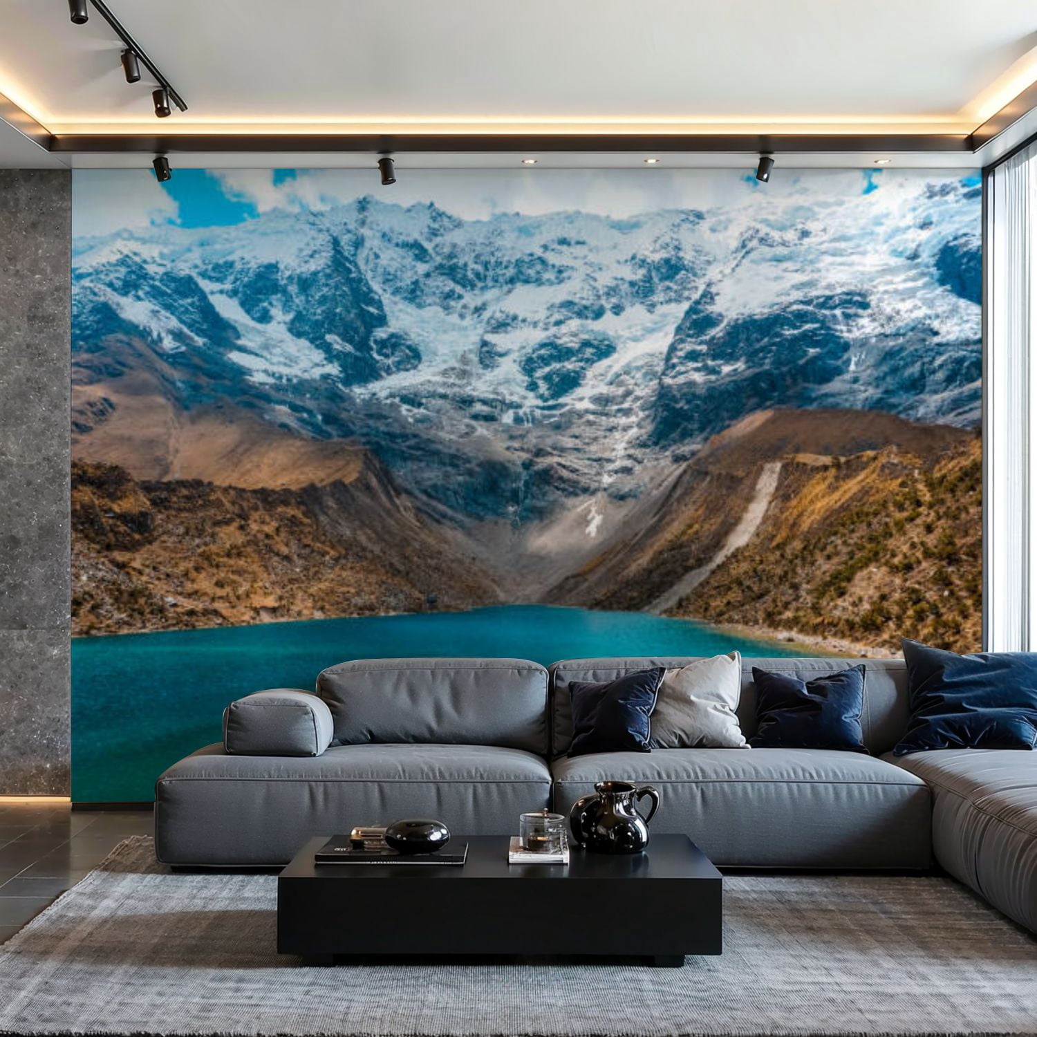 VVLUXIDECO Canvas Wall Mural Peel and Stick Large Wallpaper Humantay ...