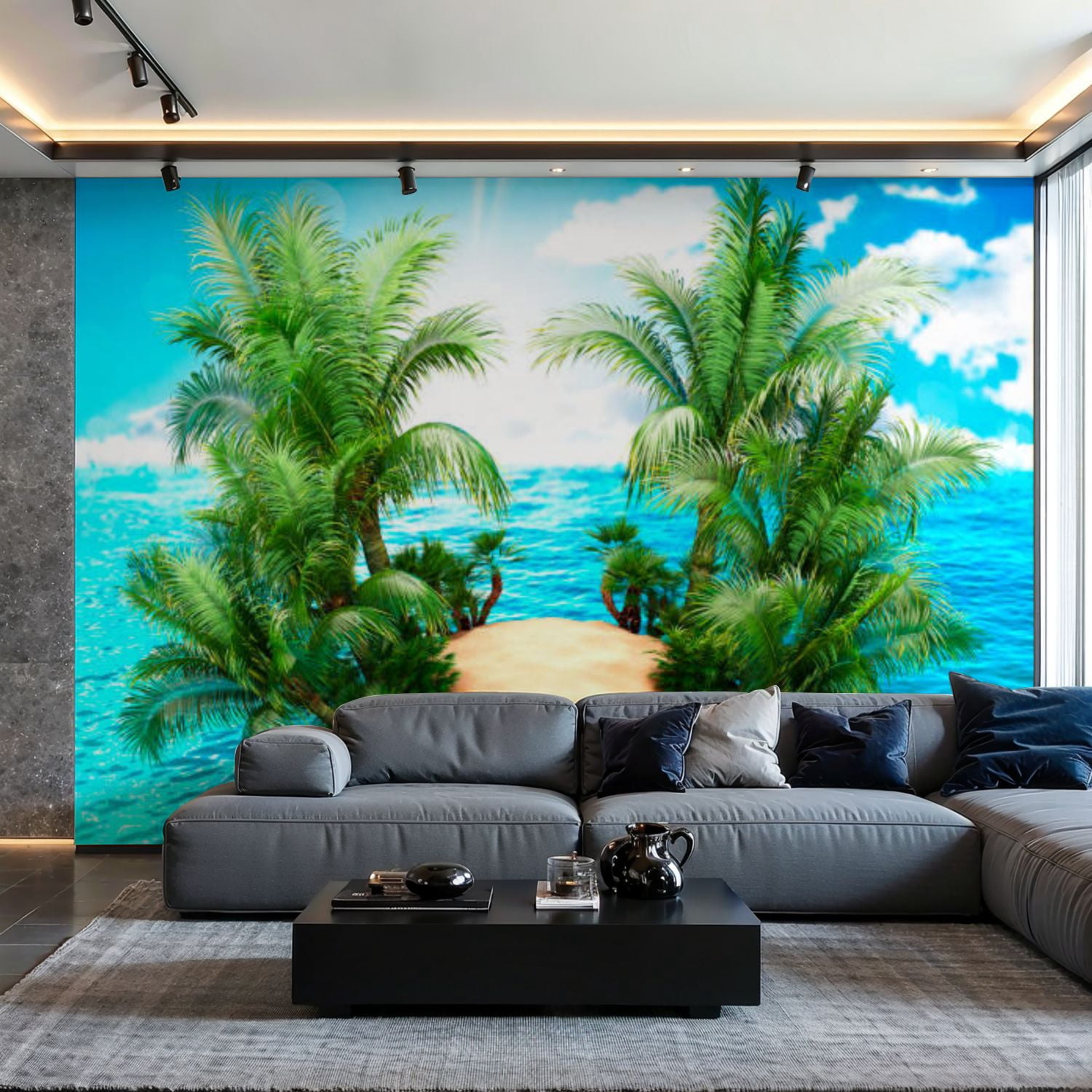 VVLUXIDECO Canvas Wall Mural Peel and Stick Large Wallpaper Sunny ...