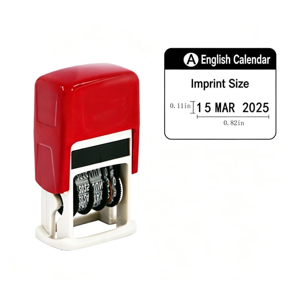 VVQ Automatic Ink Return Date Stamper, Self-Inking Date with Year Month Day Setting for Office Invoices Archives, Reusable Ink Pad for Document Filing Delivery Signing, Black
