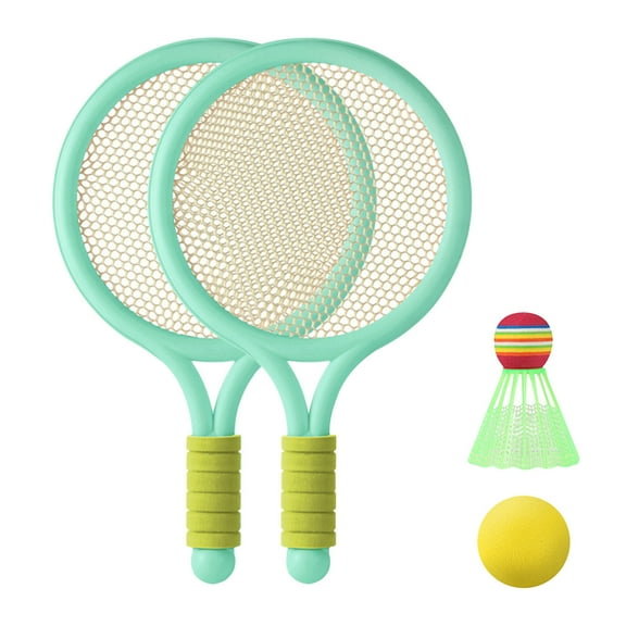 VVQ Badminton Racket Outdoor Sports Leisure Double Tennis Racket, Badminton Racket Indoor Outdoor Parent- Interaction, Badminton Tennis Rackets for with Soft Non-Slip Grip
