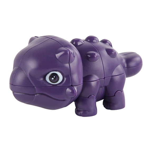 VVQ Dinosaur Finger 2x2 Cube, Smooth Rotating Second-Order Special-Shaped Puzzle Cube, Cute Dinosaur Model Ornament Decompression , Intellectual Educational Brain Teaser