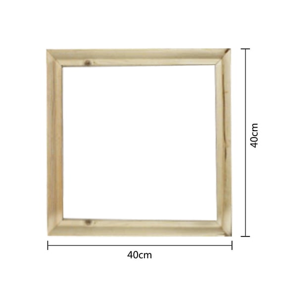 VVQ Natural Wood Picture Frame, DIY Canvas Painting Inner Frame for Oil Painting, Easy Assemble Wood Frame Kit for Artwork Display