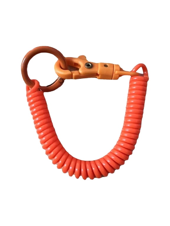 Retractable Spring Lanyard Keychain, Telescopic Phone Key Chain for Keys, Stretchable Coil Key Ring for Handbag Purse Decoration