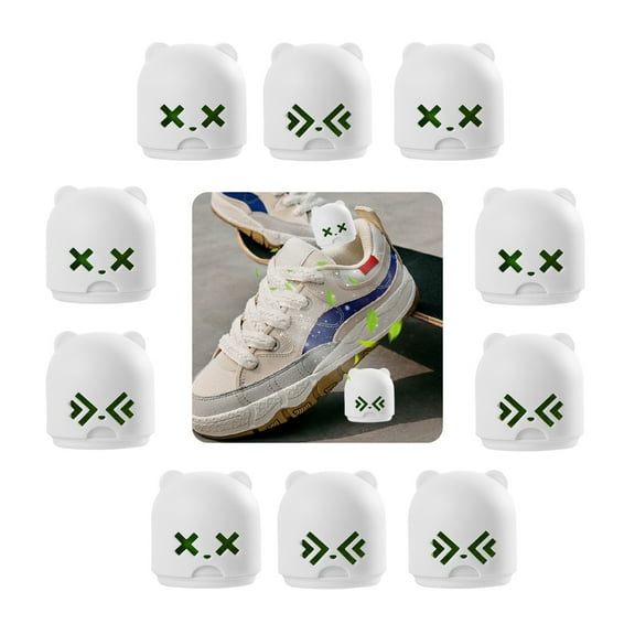 VVQ Shoe Deodorizer, 10 Pcs Odor Absorber for Shoes, Reusable Freshener for Gym Bags Soccer Shoes Closets Pet Area