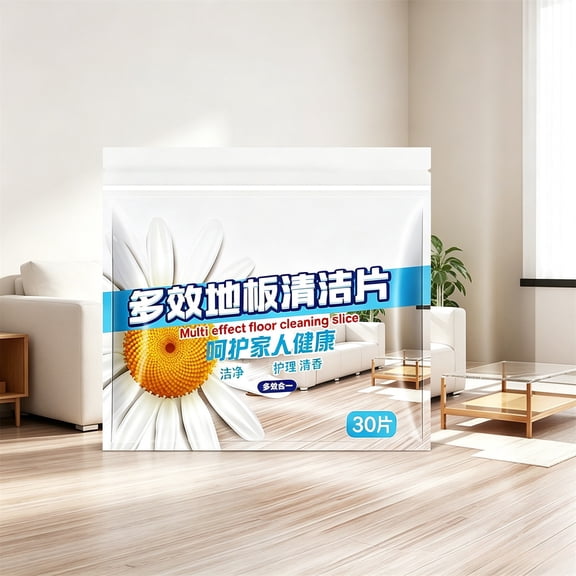 VVQ Tile Floor Cleaning Sheets, Disposable Cleaning Pads with Dirt Removal Formula, 90 Count Reusable Decontamination Film for Kitchen Bathroom Entryway
