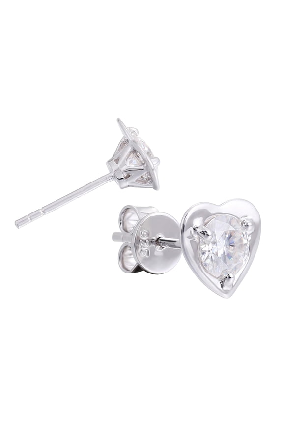 VVS Moissanite White Gold Plated Luxury Earring Shandmade Customized Stud Earrings Party Jewelry for Women