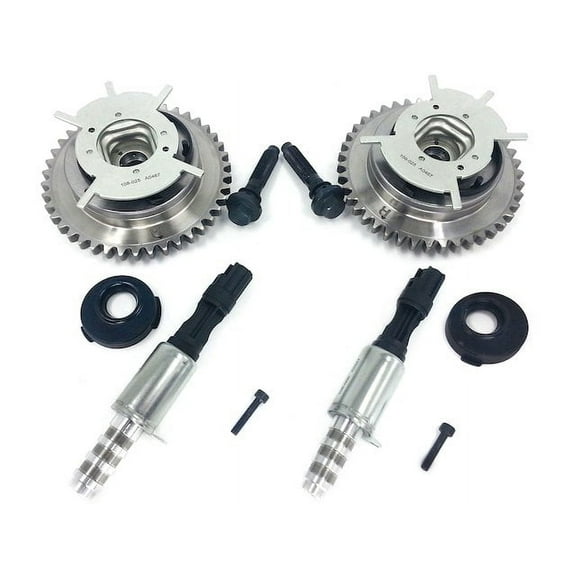 VVT Engine Variable Valve Timing Kit with Sprocket and Solenoid - Compatible with 2004 - 2010 Ford F150 4.6L 5.4L V8 2005 2006 2007 2008 2009