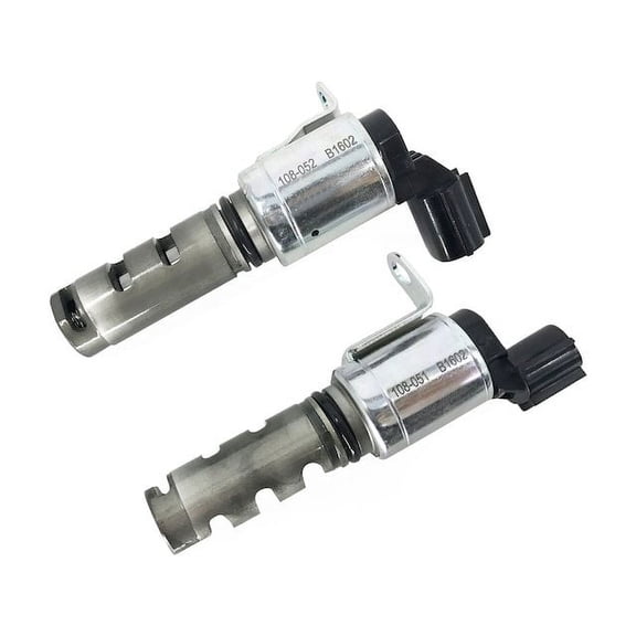 VVT Variable Valve Timing Solenoid Kit - 2 Piece - Compatible with 2010 - 2016 Toyota Camry 2.5L 4-Cylinder 2011 2012 2013 2014 2015