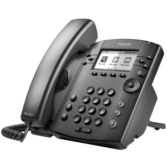 VVX 301 6-Line IP Phone PoE w/ Memory/Processor