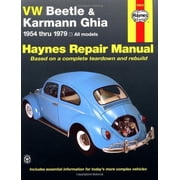 VW Beetle & Karmann Ghia 1954 through 1979 All Models Haynes Repair Manual