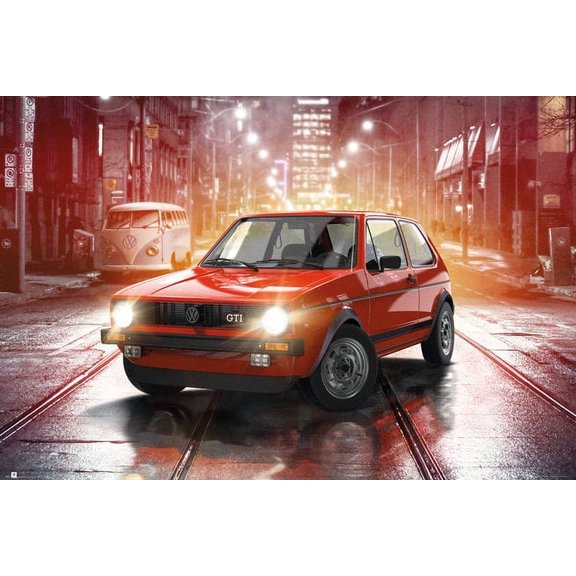 VW Golf GTI Laminated Poster (24 x 36)