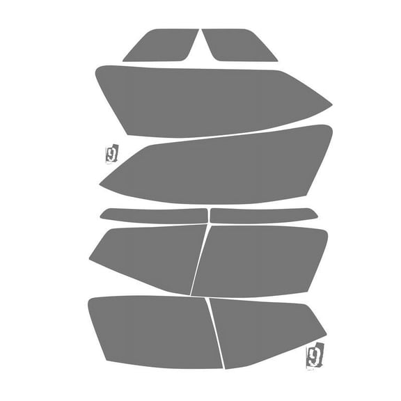 VW Jetta GLI Pre-Cut Vinyl Overlay Tint Complete Headlight and Taillight Covers Plus (2016 2017 2018) LIGHT