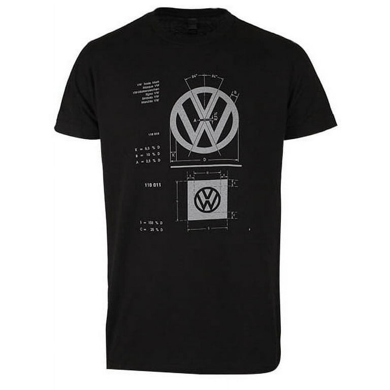 Volkswagen Classic Black VW Logo Men's T-Shirt