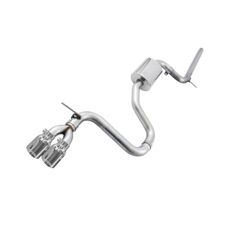 AWE Tuning VW MK7 Golf 1.8T Track Edition Exhaust with Chrome Silver Tips (90mm)