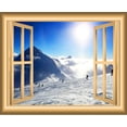thumbnail image 1 of VWAQ 1X Snowy Mountain Wall Decal 3D Window Sticker Peel and Stick Mural VWAQ-NW43 (24"H X 30"W), 1 of 2