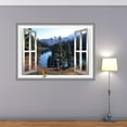thumbnail image 1 of VWAQ 3D Bird Wall Decal Lake Wall Art Window Sticker Peel And Stick Mural VWAQ-AN4 (18"H X 22"W), 1 of 2
