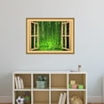 thumbnail image 1 of VWAQ 3D Forest Wall Decals Nature Window Peel and Stick Mural - NW48 (24"H X 30"W), 1 of 2