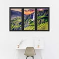 thumbnail image 1 of VWAQ - 3D Office Window Waterfall Decal Nature Peel and Stick Mural Wall Art Sticker - OW12, 1 of 1