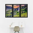 thumbnail image 1 of VWAQ - 3D Office Window Waterfall Decal Nature Peel and Stick Mural Wall Art Sticker - OW12, 1 of 1