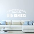 thumbnail image 1 of VWAQ A Little Progress Each Day Adds Up to Big Results Motivational Home Decor Inspirational Wall Decal, 1 of 1