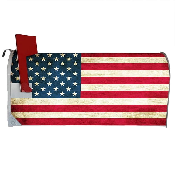 VWAQ American Flag Mailbox Covers Magnetic - Patriotic Decorative Magnets - MBM1