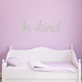 thumbnail image 1 of VWAQ Be Kind Wall Decal Inspirational Be Kind Quotes VWAQ-1650 (Silver, 30"W X 10"H), 1 of 2