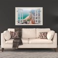 thumbnail image 1 of VWAQ - Beach View Wall Decal Office Window Sticker Removable Reusable Vinyl Mural - NWT32, 1 of 1
