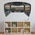 thumbnail image 1 of VWAQ Beach Window Wall Sticker | Airplane Pilot Cockpit Wall Decal - CP13, 1 of 1